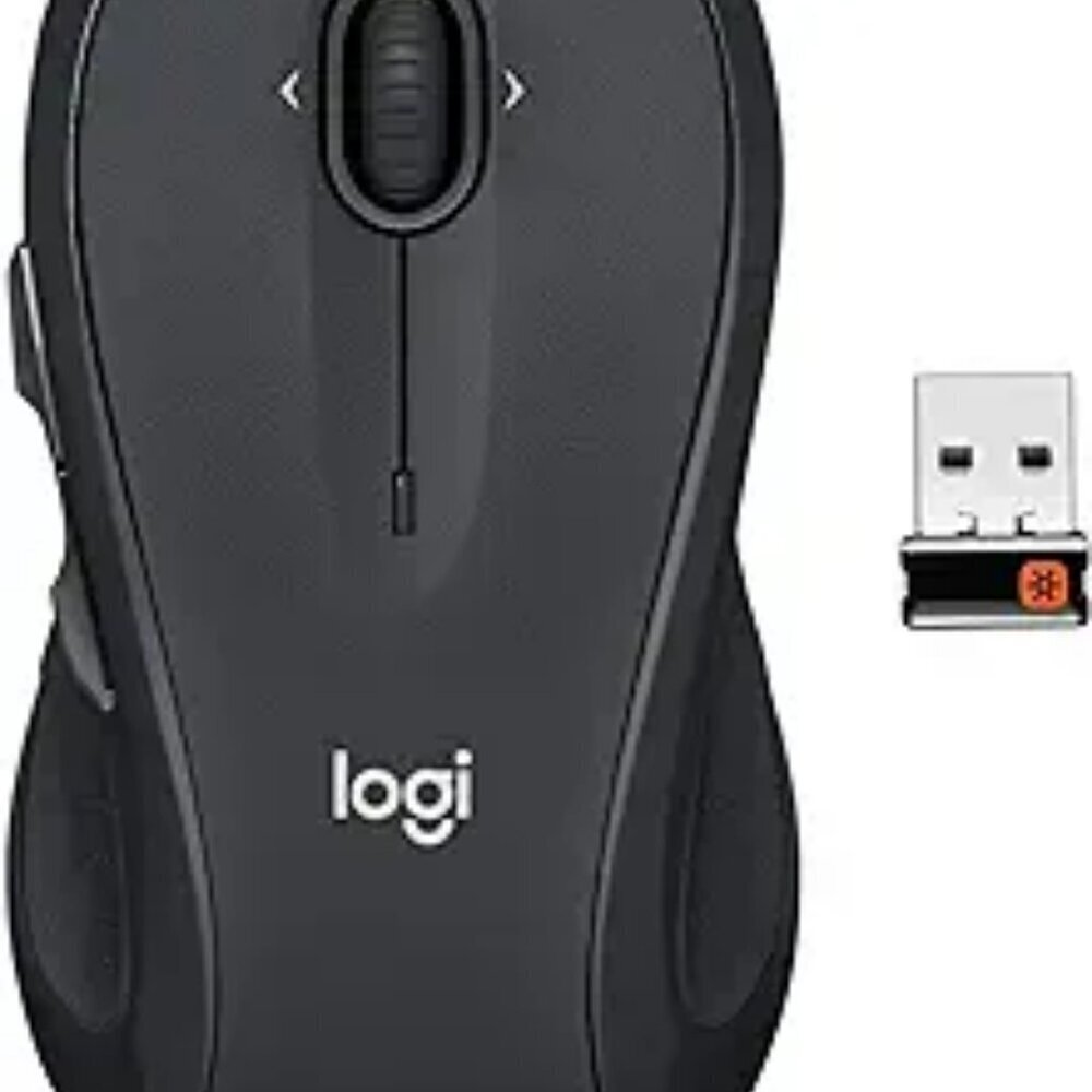 Logitech M510 Wireless Computer Mouse for PC with USB Unifying Receiver Graphite - Picture 7 of 7